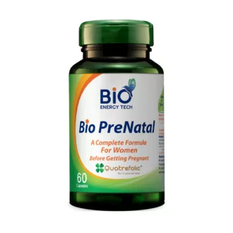 BioPrenatal | Complete Pre-Pregnancy Multivitamin with Folic Acid, Iron & Minerals | 30 Capsules | Halal Certified